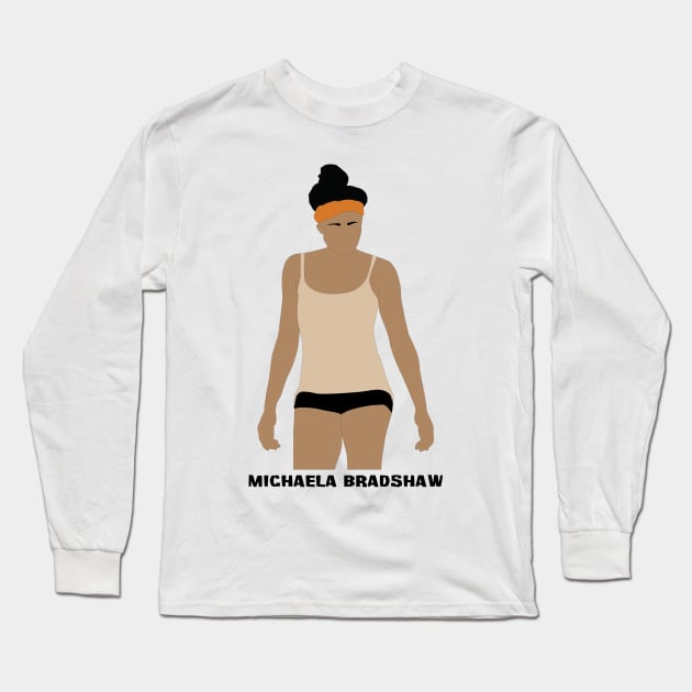 Michaela Bradshaw Long Sleeve T-Shirt by katietedesco